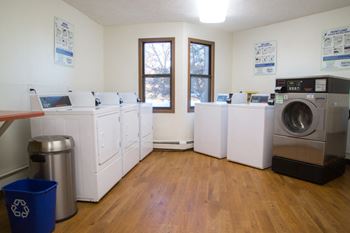 Laundry facilities on each floor